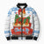 Chicken Life Christmas Bomber Puffer Jacket Xmas Holiday Patterns - Wonder Print Shop