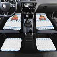 Chicken Life Christmas Car Mats Xmas Holiday Patterns - Wonder Print Shop