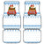 Chicken Life Christmas Car Mats Xmas Holiday Patterns - Wonder Print Shop
