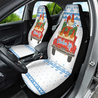 Chicken Life Christmas Car Seat Cover Xmas Holiday Patterns - Wonder Print Shop
