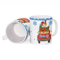 Chicken Life Christmas Ceramic Mug Xmas Holiday Patterns - Wonder Print Shop