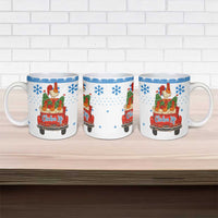 Chicken Life Christmas Ceramic Mug Xmas Holiday Patterns - Wonder Print Shop