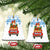 Chicken Life Christmas Ceramic Ornament Xmas Holiday Patterns - Wonder Print Shop
