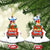 Chicken Life Christmas Ceramic Ornament Xmas Holiday Patterns - Wonder Print Shop