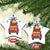 Chicken Life Christmas Ceramic Ornament Xmas Holiday Patterns - Wonder Print Shop