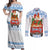 Chicken Life Christmas Couples Matching Off Shoulder Maxi Dress and Long Sleeve Button Shirt Xmas Holiday Patterns - Wonder Print Shop