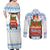 Chicken Life Christmas Couples Matching Off Shoulder Maxi Dress and Long Sleeve Button Shirt Xmas Holiday Patterns - Wonder Print Shop