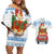 Chicken Life Christmas Couples Matching Off Shoulder Short Dress and Hawaiian Shirt Xmas Holiday Patterns - Wonder Print Shop