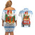 Chicken Life Christmas Couples Matching Off Shoulder Short Dress and Hawaiian Shirt Xmas Holiday Patterns - Wonder Print Shop