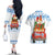 Chicken Life Christmas Couples Matching Off The Shoulder Long Sleeve Dress and Hawaiian Shirt Xmas Holiday Patterns - Wonder Print Shop