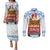 Chicken Life Christmas Couples Matching Puletasi and Long Sleeve Button Shirt Xmas Holiday Patterns - Wonder Print Shop