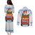 Chicken Life Christmas Couples Matching Puletasi and Long Sleeve Button Shirt Xmas Holiday Patterns - Wonder Print Shop