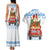 Chicken Life Christmas Couples Matching Tank Maxi Dress and Hawaiian Shirt Xmas Holiday Patterns - Wonder Print Shop