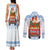 Chicken Life Christmas Couples Matching Tank Maxi Dress and Long Sleeve Button Shirt Xmas Holiday Patterns - Wonder Print Shop