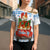 Chicken Life Christmas Cross Shoulder Shirt Xmas Holiday Patterns - Wonder Print Shop