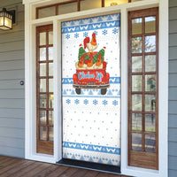 Chicken Life Christmas Door Cover Xmas Holiday Patterns - Wonder Print Shop