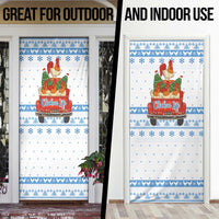 Chicken Life Christmas Door Cover Xmas Holiday Patterns - Wonder Print Shop