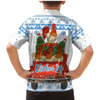 Chicken Life Christmas Family Matching Mermaid Dress and Hawaiian Shirt Xmas Holiday Patterns - Wonder Print Shop