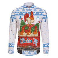 Chicken Life Christmas Family Matching Mermaid Dress and Hawaiian Shirt Xmas Holiday Patterns - Wonder Print Shop