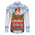 Chicken Life Christmas Family Matching Off The Shoulder Long Sleeve Dress and Hawaiian Shirt Xmas Holiday Patterns - Wonder Print Shop