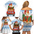 Chicken Life Christmas Family Matching Off Shoulder Short Dress and Hawaiian Shirt Xmas Holiday Patterns - Wonder Print Shop