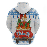 Chicken Life Christmas Hoodie Xmas Holiday Patterns - Wonder Print Shop
