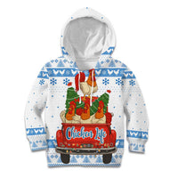 Chicken Life Christmas Kid Hoodie Xmas Holiday Patterns - Wonder Print Shop