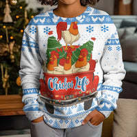 Chicken Life Christmas Kid Ugly Christmas Sweater Xmas Holiday Patterns - Wonder Print Shop