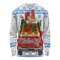 Chicken Life Christmas Long Sleeve Shirt Xmas Holiday Patterns - Wonder Print Shop