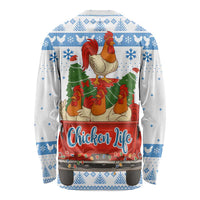 Chicken Life Christmas Long Sleeve Shirt Xmas Holiday Patterns - Wonder Print Shop