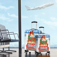 Chicken Life Christmas Luggage Cover Xmas Holiday Patterns - Wonder Print Shop