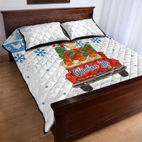 Chicken Life Christmas Quilt Bed Set Xmas Holiday Patterns - Wonder Print Shop