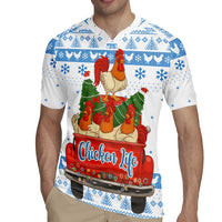 Chicken Life Christmas Rugby Jersey Xmas Holiday Patterns - Wonder Print Shop