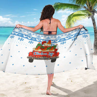 Chicken Life Christmas Sarong Xmas Holiday Patterns - Wonder Print Shop
