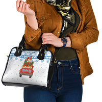 Chicken Life Christmas Shoulder Handbag Xmas Holiday Patterns - Wonder Print Shop