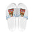 Chicken Life Christmas Slide Sandals Xmas Holiday Patterns - Wonder Print Shop