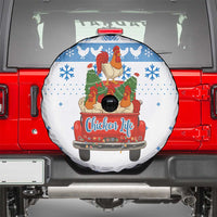 Chicken Life Christmas Spare Tire Cover Xmas Holiday Patterns - Wonder Print Shop