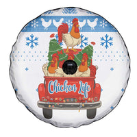 Chicken Life Christmas Spare Tire Cover Xmas Holiday Patterns - Wonder Print Shop