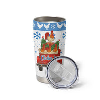 Chicken Life Christmas Tumbler Cup Xmas Holiday Patterns - Wonder Print Shop