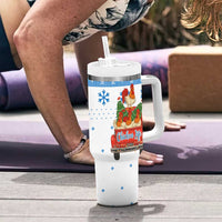 Chicken Life Christmas Tumbler With Handle Xmas Holiday Patterns - Wonder Print Shop