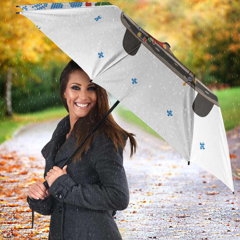 Chicken Life Christmas Umbrella Xmas Holiday Patterns - Wonder Print Shop