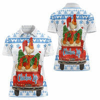 Chicken Life Christmas Women Polo Shirt Xmas Holiday Patterns - Wonder Print Shop