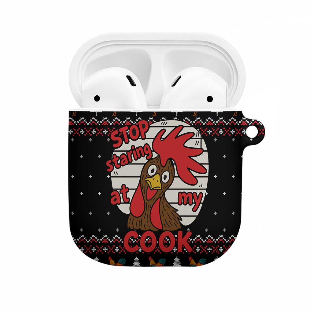 Chicken Stop Christmas AirPods Case Xmas Holiday Patterns - Wonder Print Shop