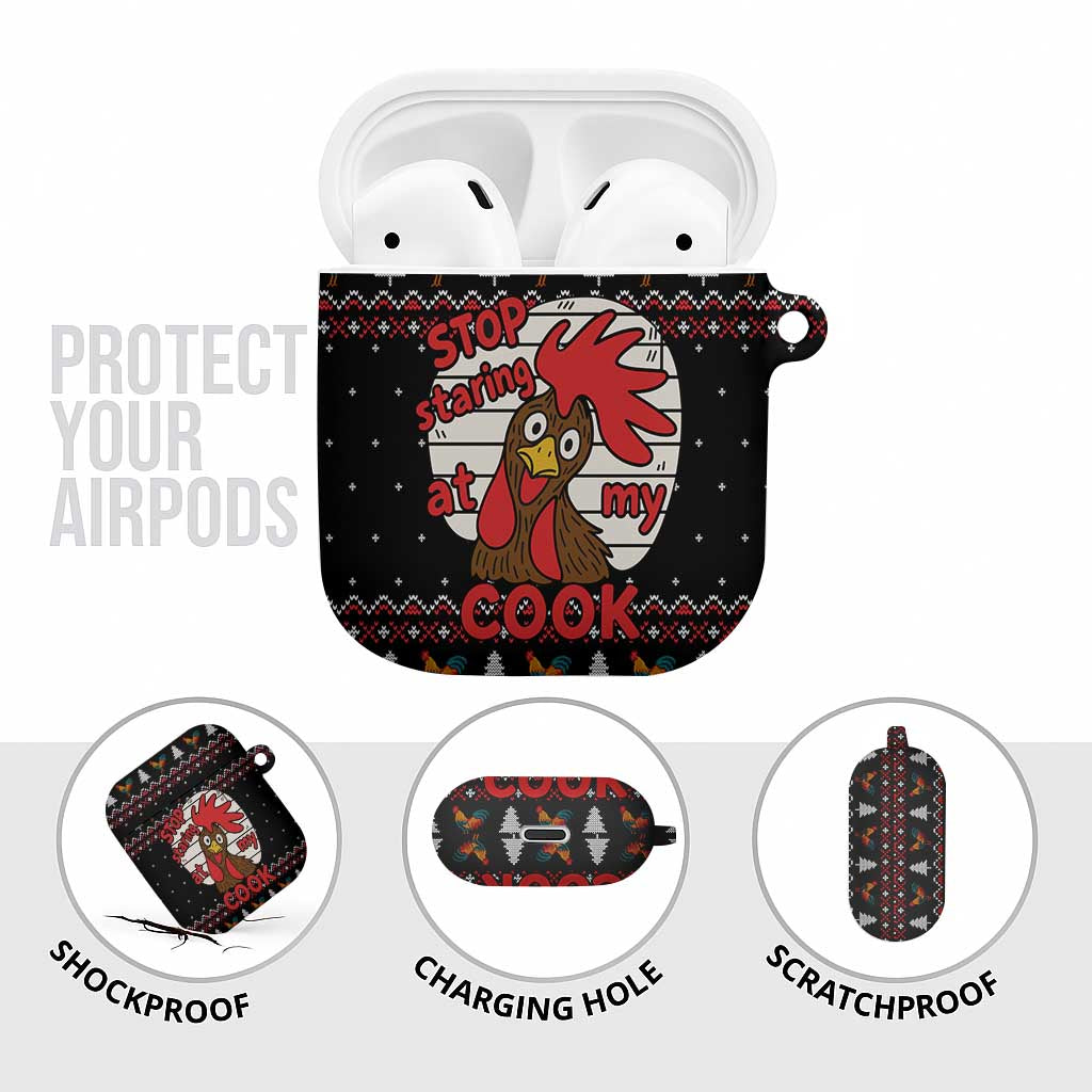 Chicken Stop Christmas AirPods Case Xmas Holiday Patterns - Wonder Print Shop