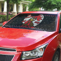 Chicken Stop Christmas Auto Sun Shade Xmas Holiday Patterns - Wonder Print Shop