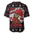 Chicken Stop Christmas Baseball Jersey Xmas Holiday Patterns - Wonder Print Shop