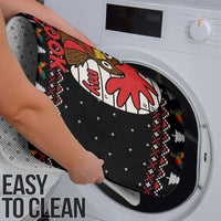 Chicken Stop Christmas Bathroom Set Xmas Holiday Patterns - Wonder Print Shop