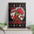 Chicken Stop Christmas Canvas Wall Art Xmas Holiday Patterns - Wonder Print Shop