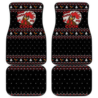 Chicken Stop Christmas Car Mats Xmas Holiday Patterns - Wonder Print Shop