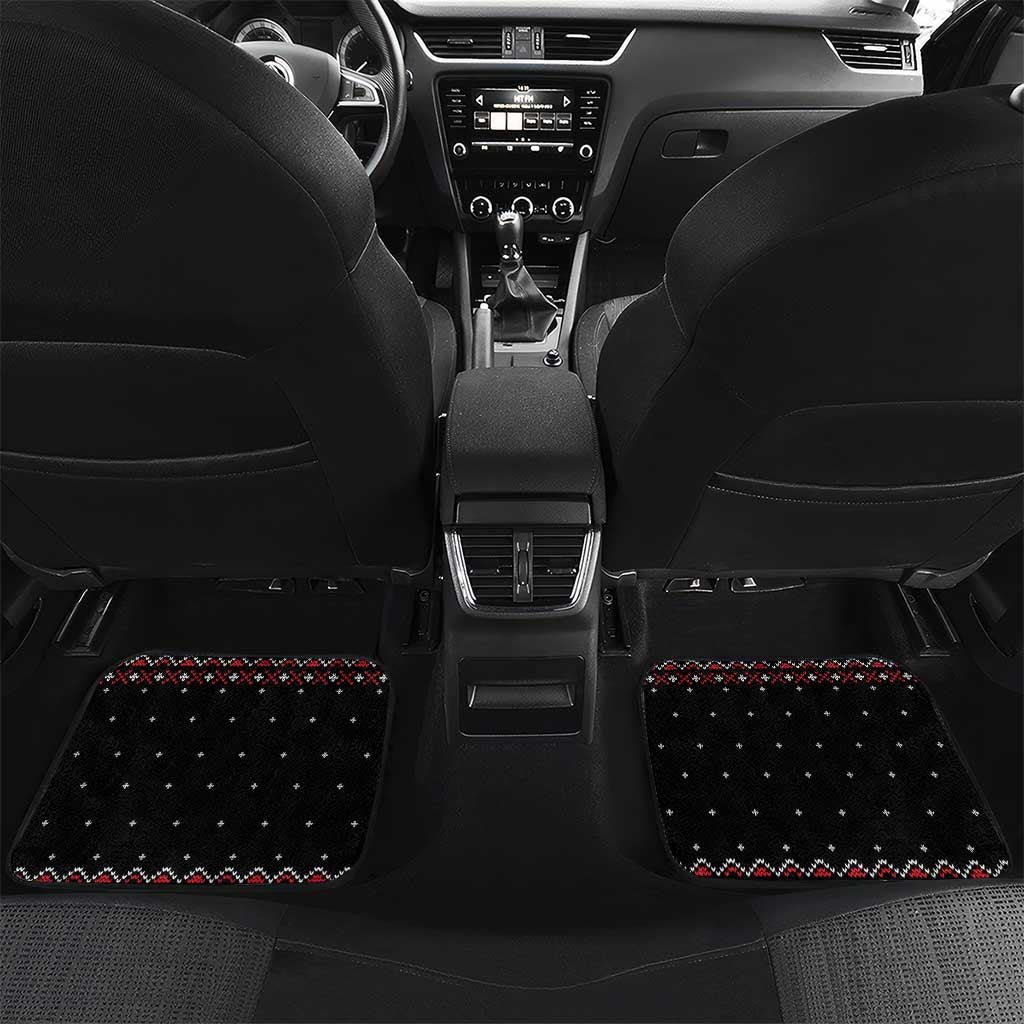 Chicken Stop Christmas Car Mats Xmas Holiday Patterns - Wonder Print Shop